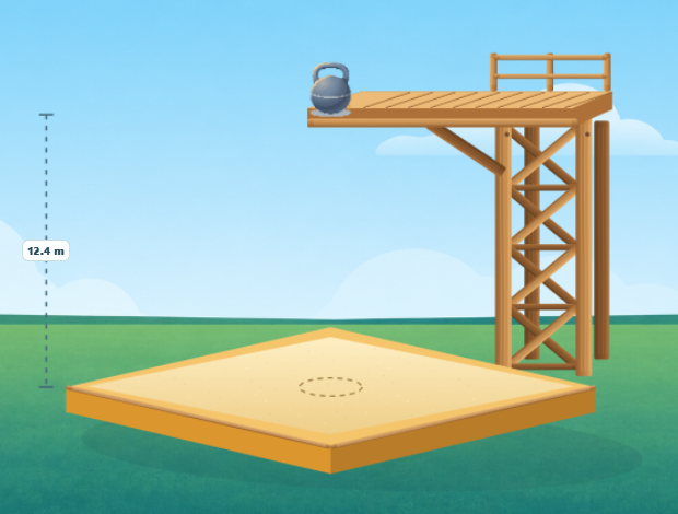 Tower and sandbox scene from the Force and Energy Lab